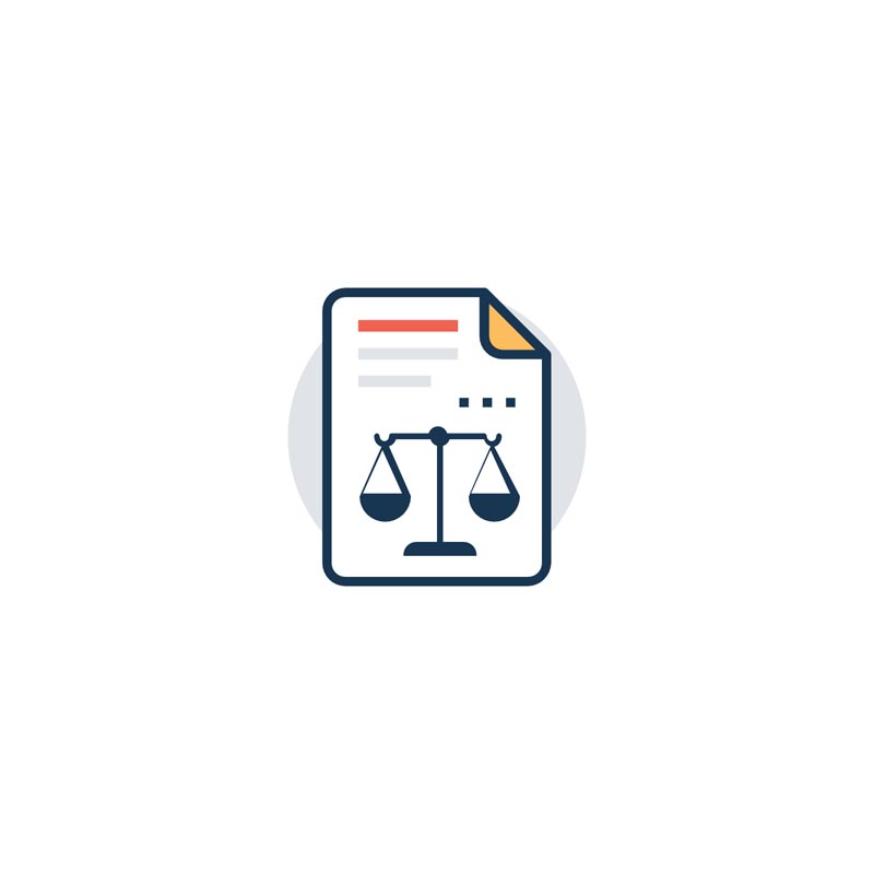 دانلود طرح آیکون حکم دادگاه