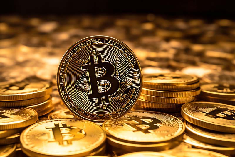 عکس سکه سیاه بیت کوین