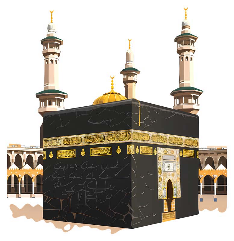 دانلود طرح با کیفیت صحن کعبه