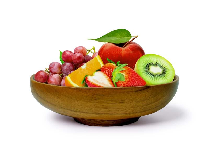 طرح لایه باز ظرف میوه چوبی