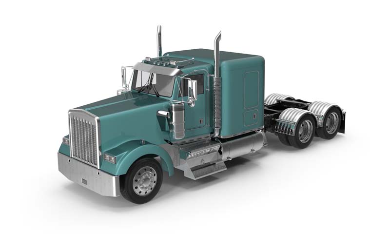 طرح گرافیکی کامیون سبز