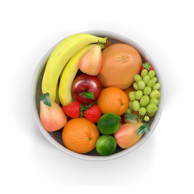 طرح گرافیکی انواع میوه