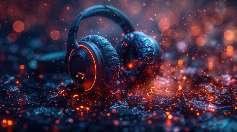 عکس با کیفیت از هدفون آتشین