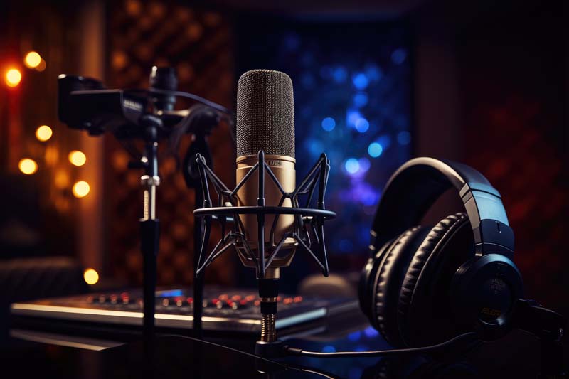 تصویر با کیفیت از تجهیزات ضبط صدا