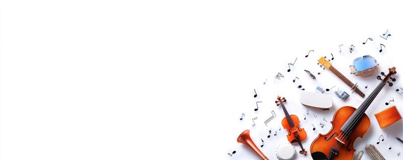 تصویر لارج فرمت از آلات موسیقی