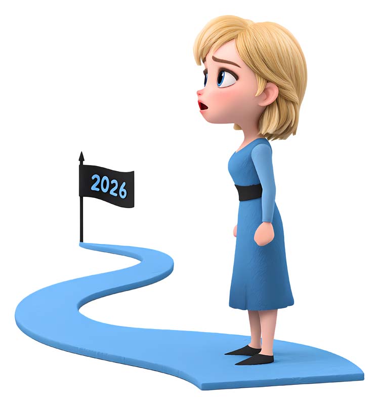 دانلود طرح خانم کارتونی در راه سال 2026