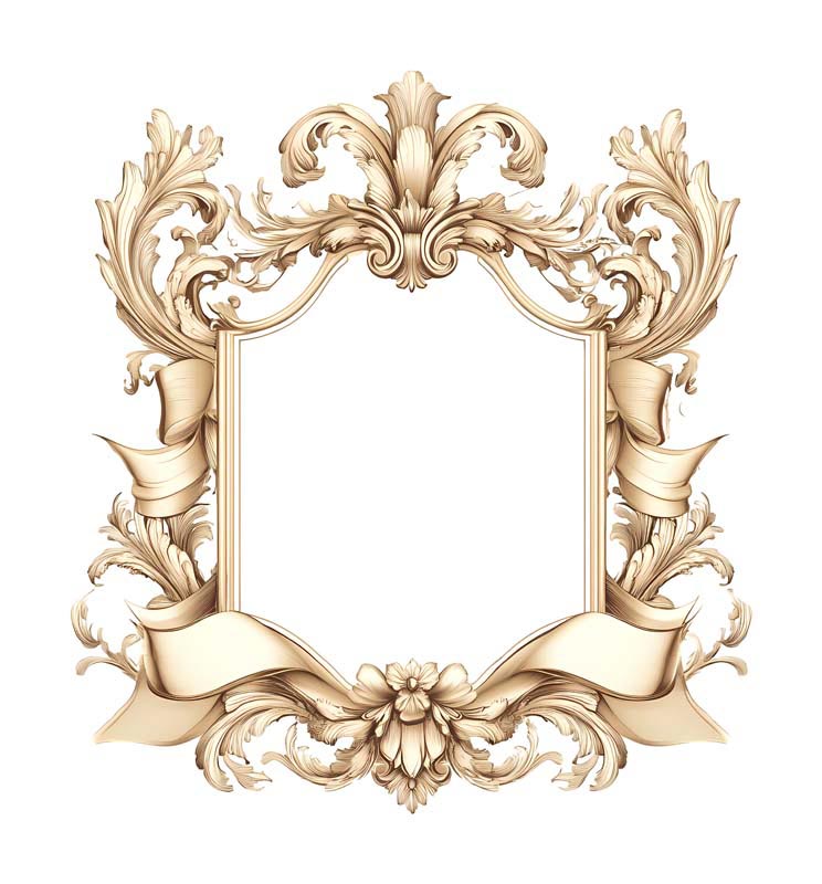 طرح باکیفیت قاب طلایی تابلو