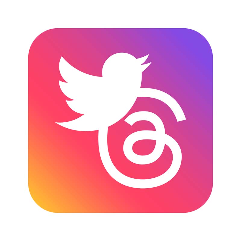دانلود آیکون تردز و توییتر