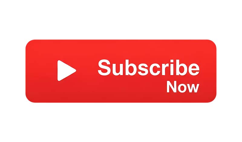دانلود آیکون یوتیوب با سابسکرایب افقی