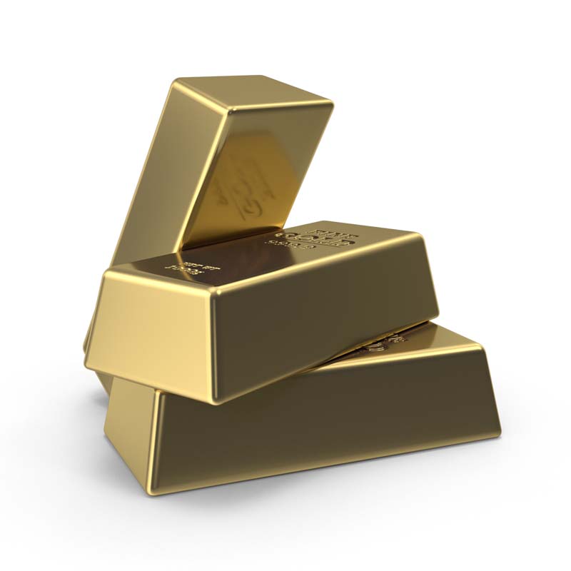 طرح باکیفیت سه عدد شمش