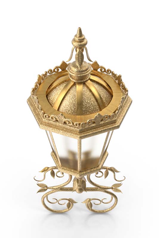 طرح باکیفیت چراغ حیاطی