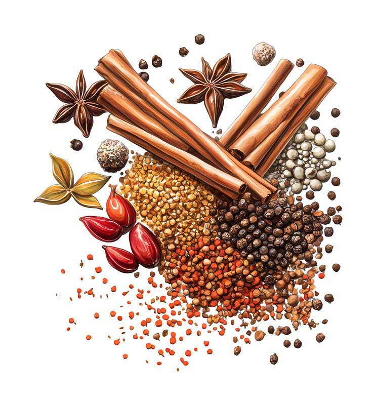 دانلود طرح دارچین و ادویه
