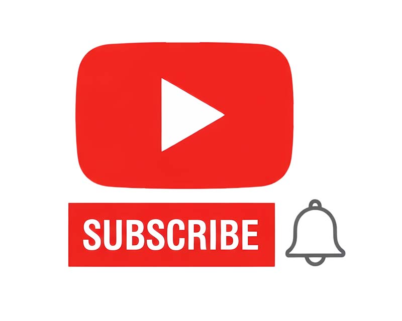 دانلود آیکون یوتیوب و زنگوله سرخ