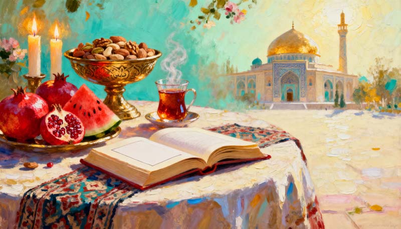 تصویر لارج فرمت یلدا مذهبی