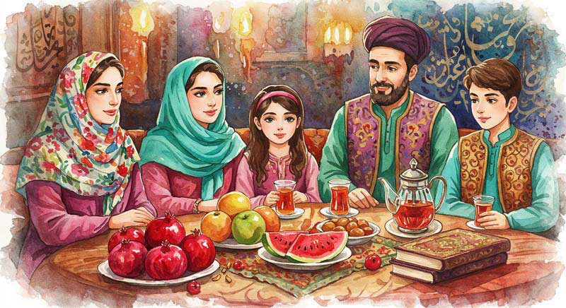 دانلود عکس شب یلدا