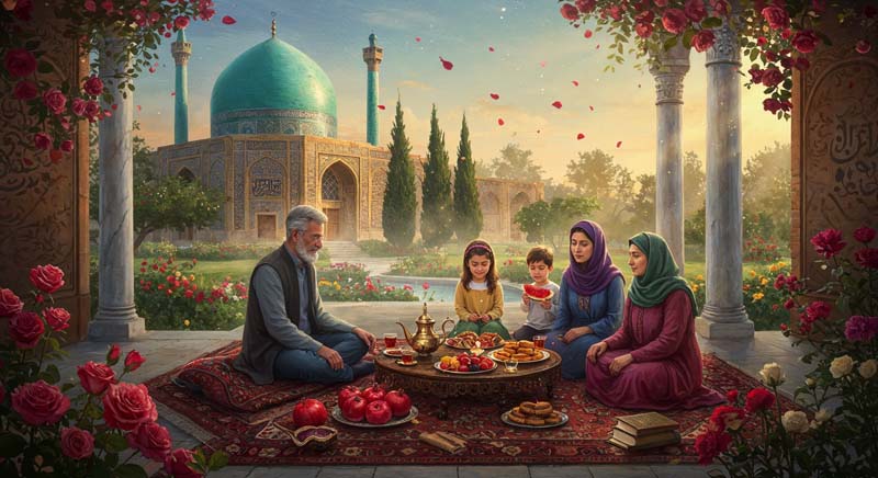 دانلود عکس لارج فرمت شب یلدا قدیمی