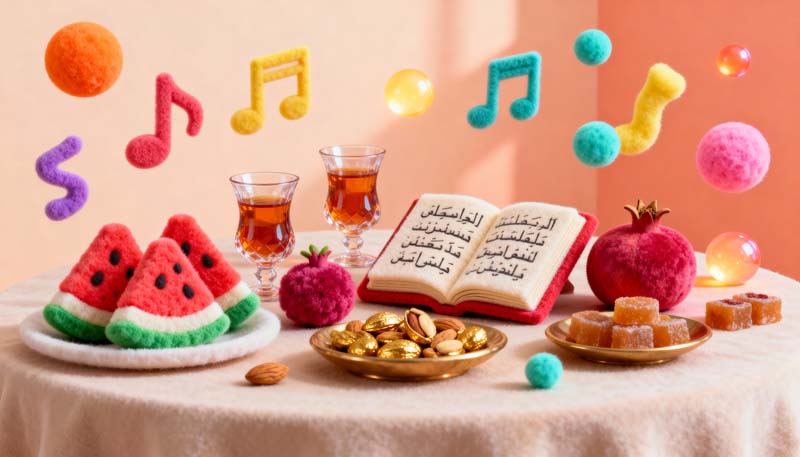 دانلود عکس گرافیکی لارج فرمت یلدا عروسکی