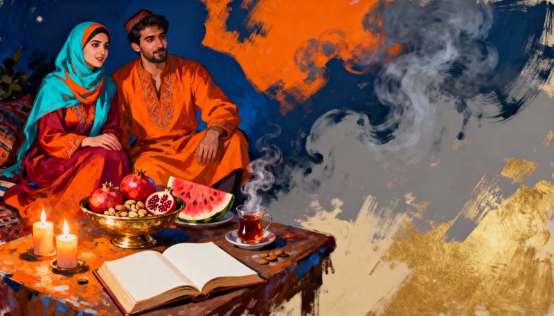 عکس هنری لارج فرمت شب یلدا