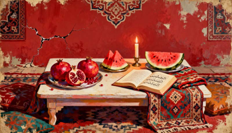 عکس هنری لارج فرمت یلدا سنتی