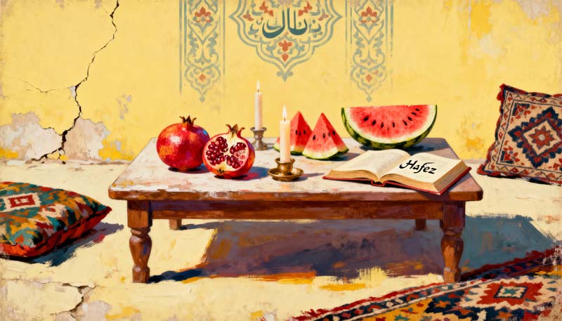 دانلود عکس هنری لارج فرمت یلدا ایرانی