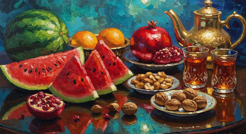 دانلود عکس هنری لارج فرمت شب یلدا باستانی