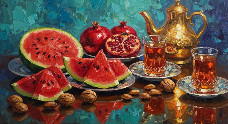 دانلود عکس هنری لارج فرمت شب یلدا رویایی