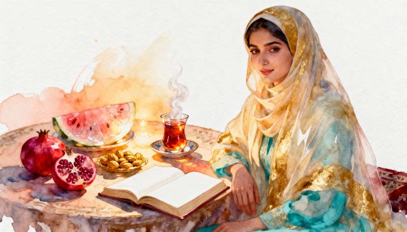 تصویر هنری یلدا