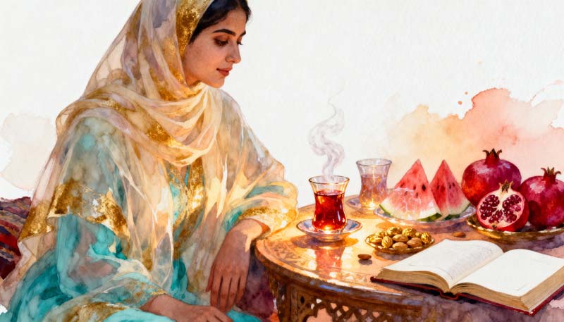 تصویر هنری یلدا خانم