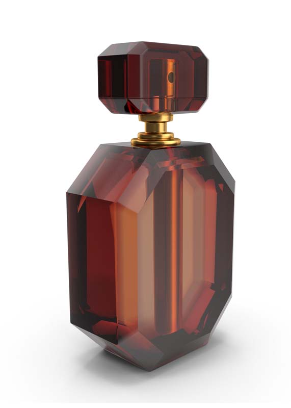 طرح دوربری شده شیشه ادکلن