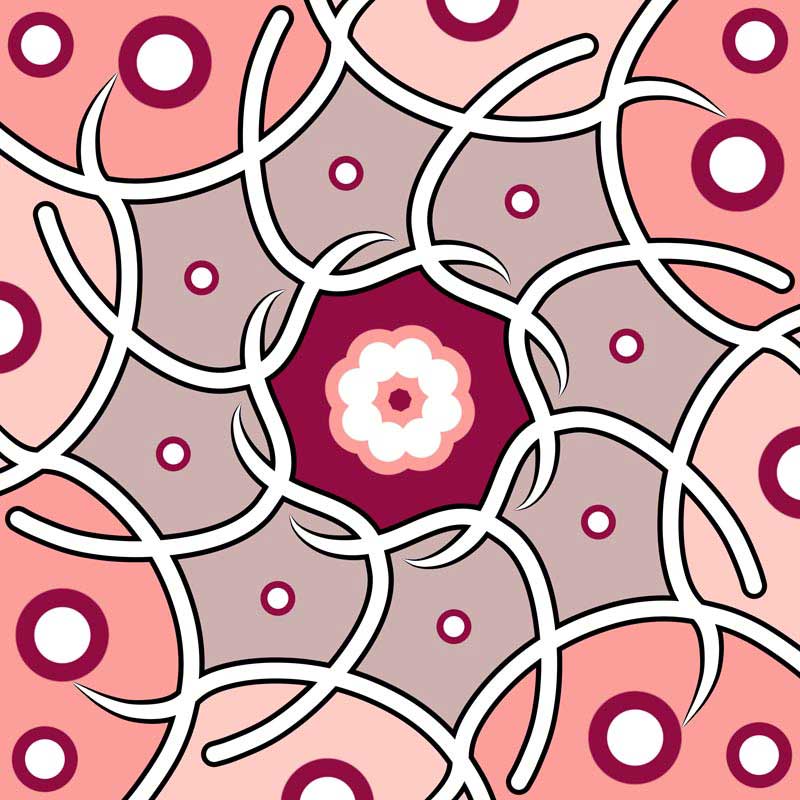 طرح لایه باز پس زمینه اسلیمی صورتی