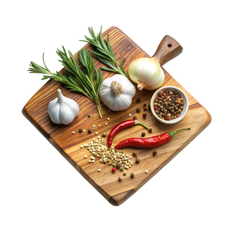 دانلود طرح دوربری شده تخته آشپزی و سیر و پیاز
