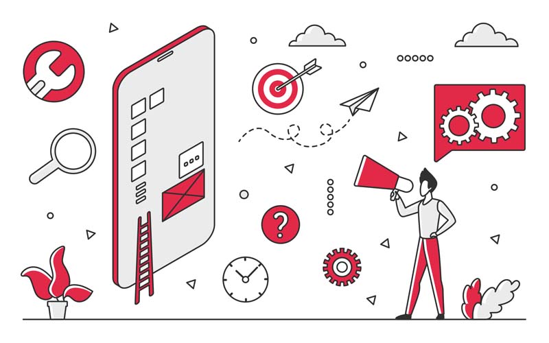دانلود وکتور مفهومی بیزینس اینترنتی