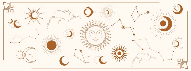 طرح لایه باز پس زمینه صور فلکی