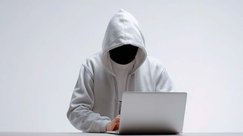 دانلود تصویر با کیفیت هکر حرفه ای سفیدپوش