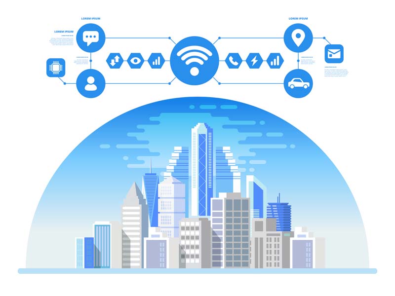 دانلود وکتور مفهومی اینترنت و دنیای دیجیتال