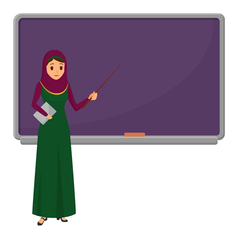 دانلود وکتور مفهومی خانم معلم