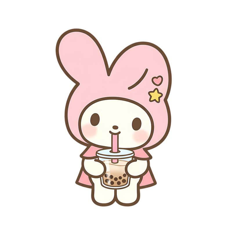 دانلود طرح ملودی در حال خوردن آیس پک شکلاتی