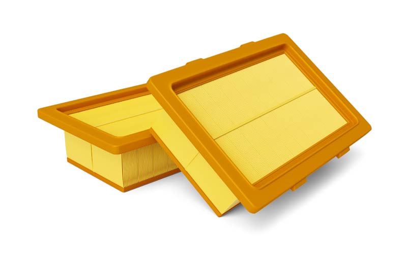 طرح لایه باز دو عدد فیلتر هوا