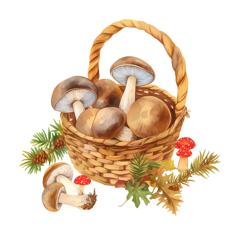 دانلود طرح سبد قارچ