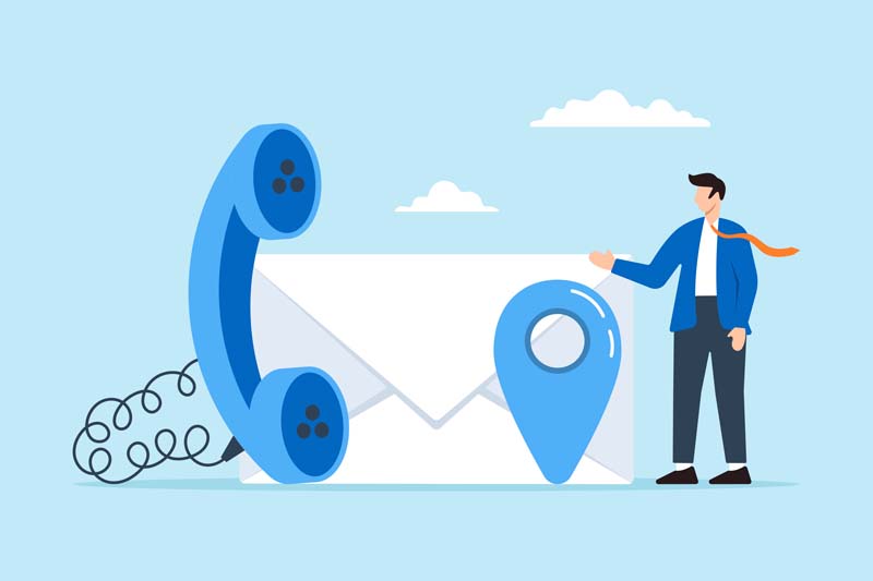 دانلود وکتور مفهومی پشتیبانی آنلاین و حضوری