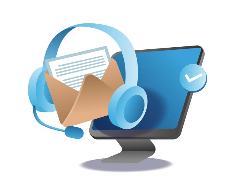 دانلود وکتور مفهومی اپراتور آنلاین