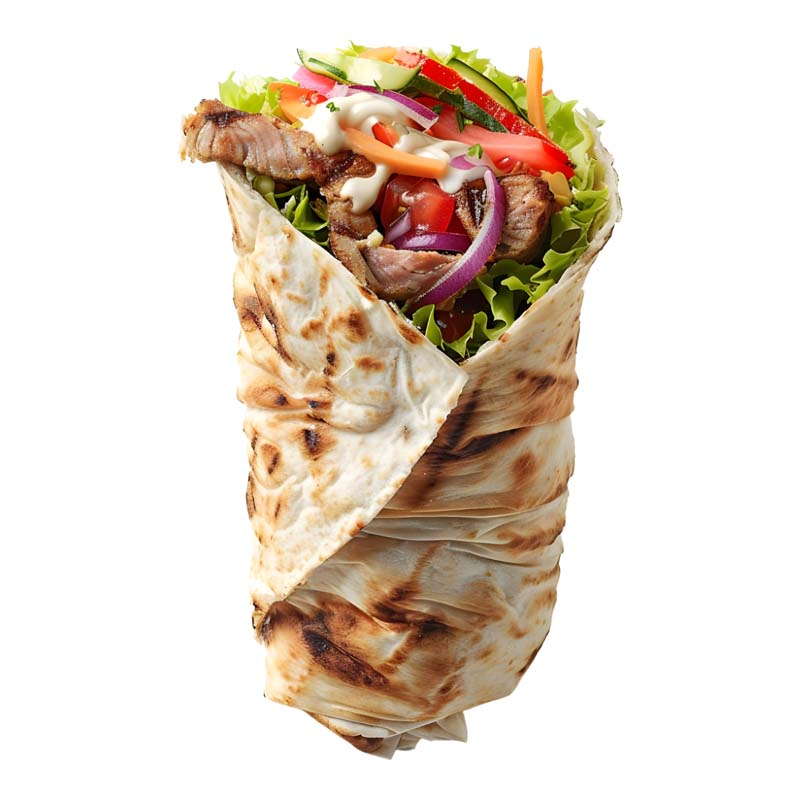 دانلود طرح PNG ساندویچ گوشت با سبزی