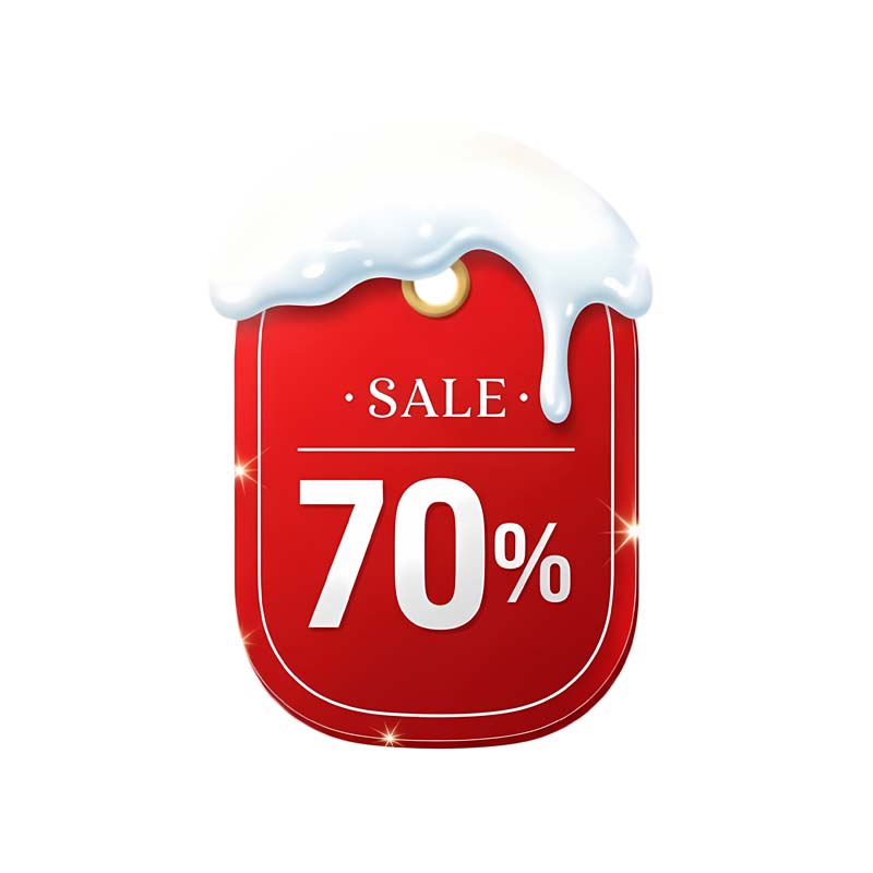 دانلود طرح اتیکت تخفیف زمستانه 70 درصد