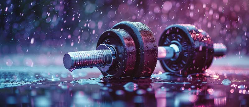 دانلود تصویر باکیفیت دمبل در آب
