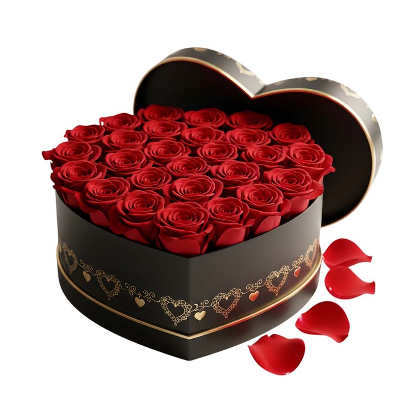 دانلود طرح دسته گل لوکس قلب