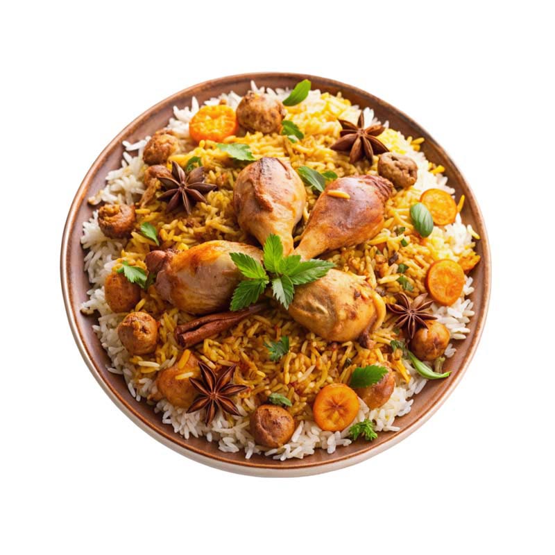 دانلود طرح پلو با خورشت مرغ