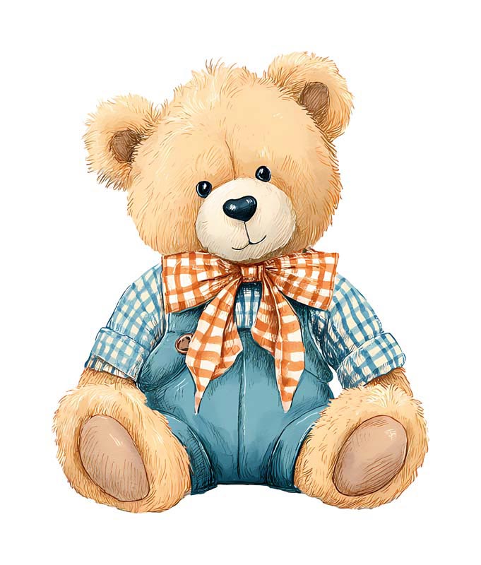 دانلود طرح خرس عروسکی