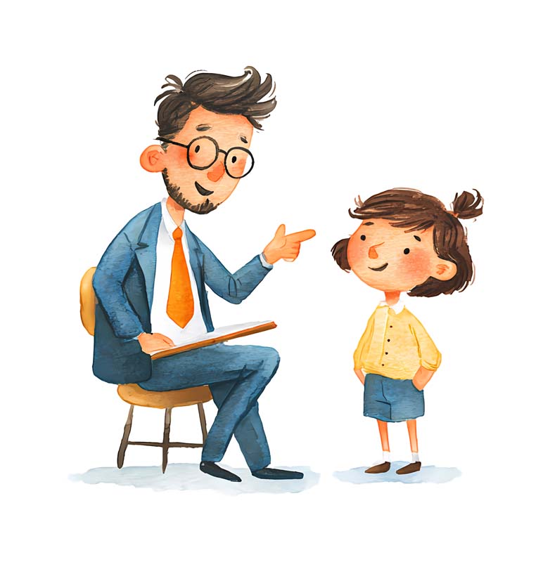 دانلود طرح معلم و دختر کارتونی