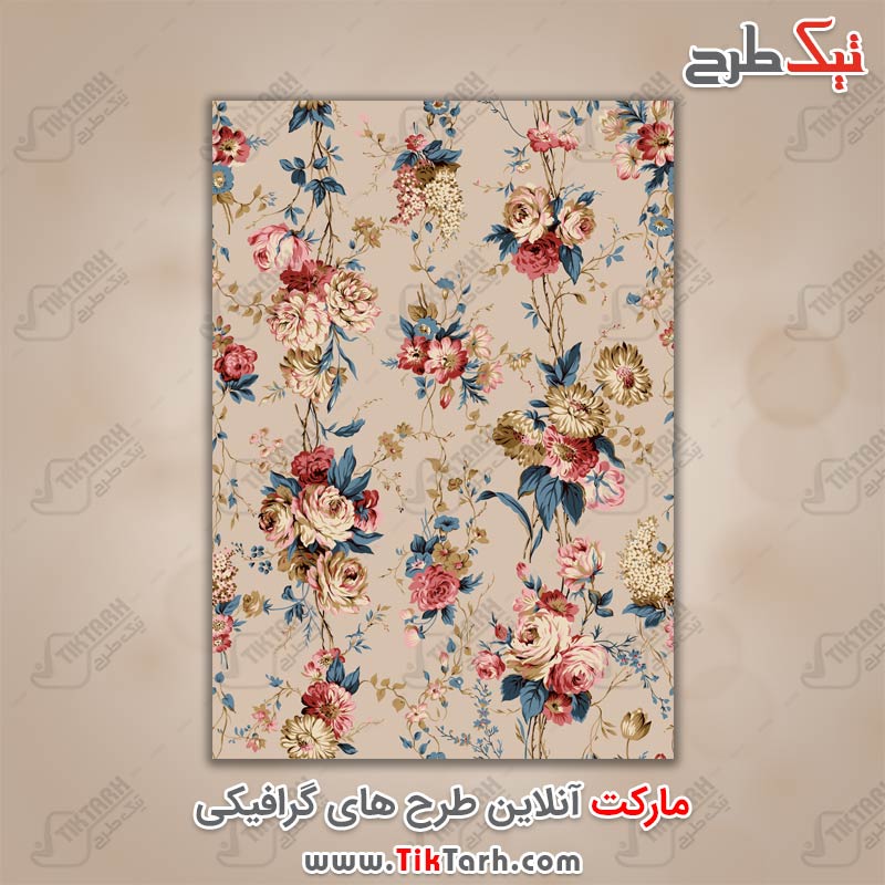 دانلود عکس پس زمینه با طرح گل