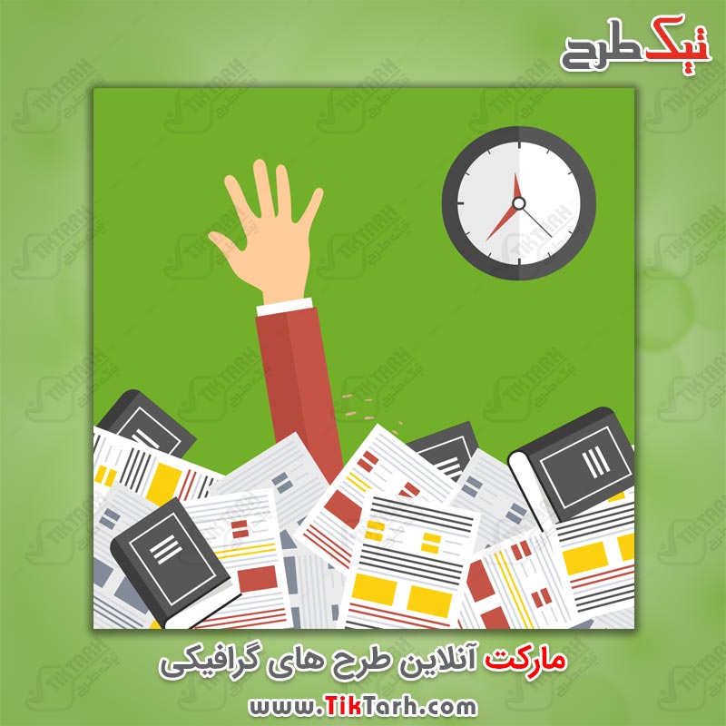 پس زمینه لایه باز کارتونی روزنامه و کتاب